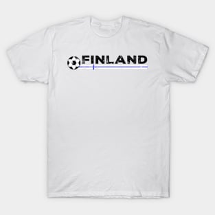 Finland Football Soccer Fan Design T-Shirt